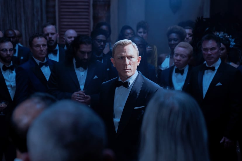 NO TIME TO DIE, Daniel Craig as James Bond, 2021. ph: Nicola Dove /  MGM /  Danjaq / Courtesy Everett Collection