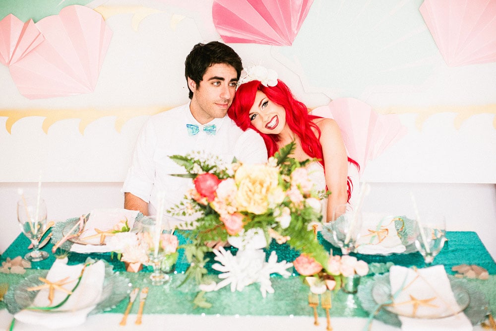 Hipster Little Mermaid Wedding