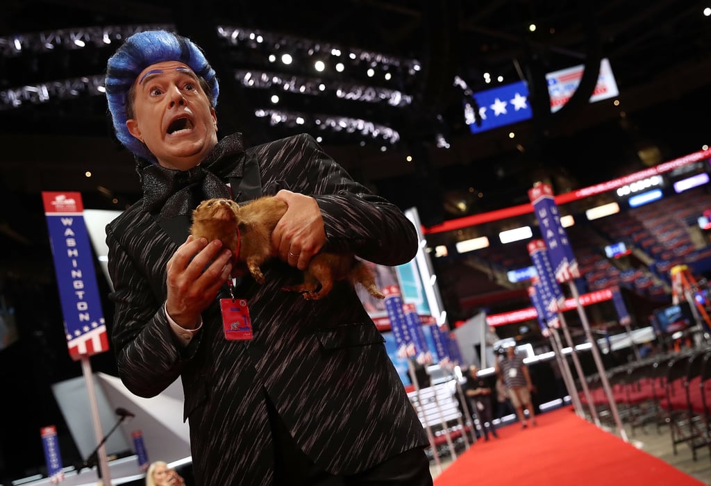 Stephen Colbert's Hunger Games Prank at the RNC