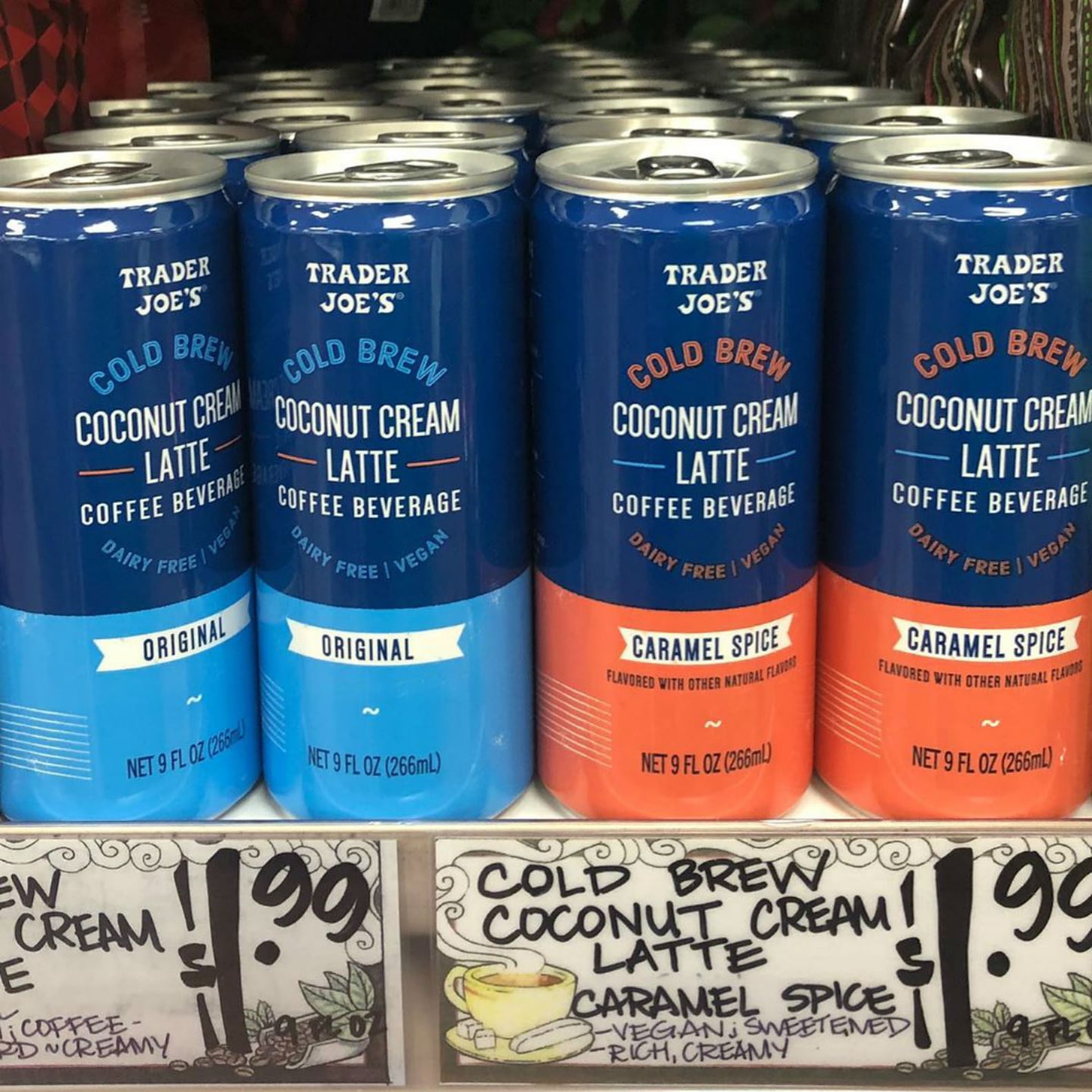 Trader Joe's Vegan Coconut Cream Cold Brew POPSUGAR Fitness