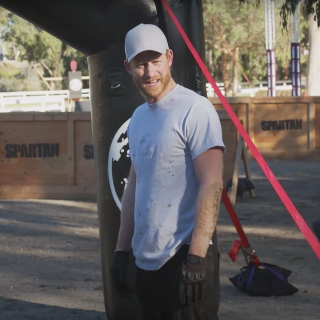 Watch Prince Harry Do A Spartan Race Obstacle Course Popsugar Fitness