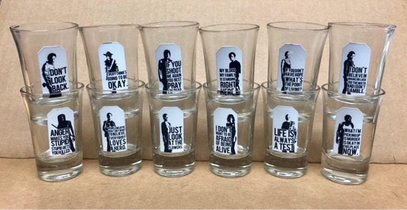 The Walking Dead Shot Glass