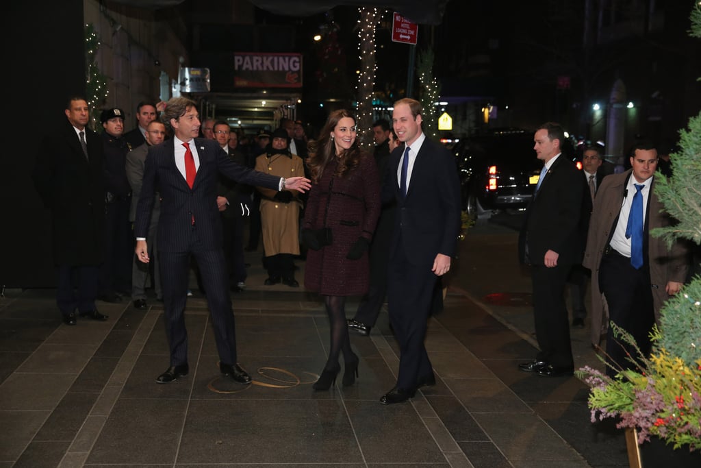 Kate and William Looked Festive as They Made Their Way Into The Carlyle Hotel