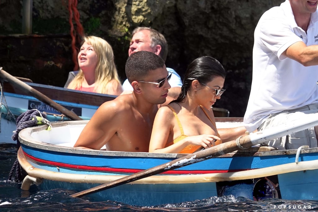 Kourtney Kardashian and Younes Bendjima in Italy June 2018