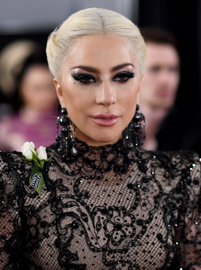 Lady Gaga at the 2018 Grammys