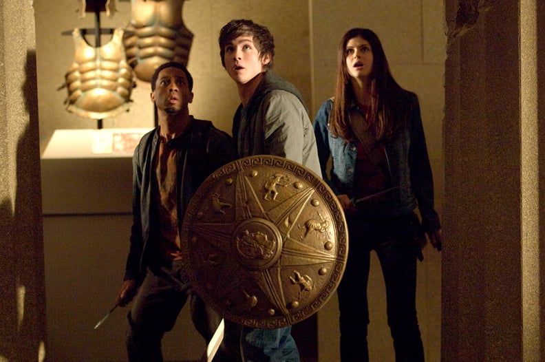 PERCY JACKSON & THE OLYMPIANS: THE LIGHTNING THIEF, from left: Brandon T. Jackson, Logan Lerman, Alexandra Daddario, 2010. Ph: Doane Gregory/TM and Copyright Fox 2000 Pictures. All rights reserved./Courtesy Everett Collection