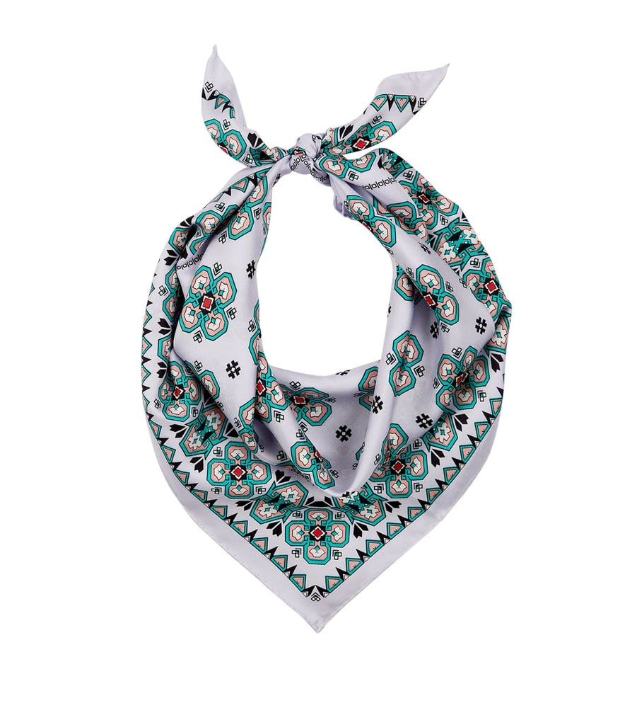 Sandro Silk Print Scarf