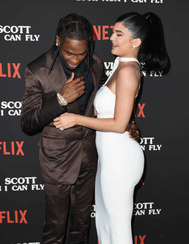 Kylie Jenner and Travis Scott at Travis Scott: Look Mom I Can Fly Premiere