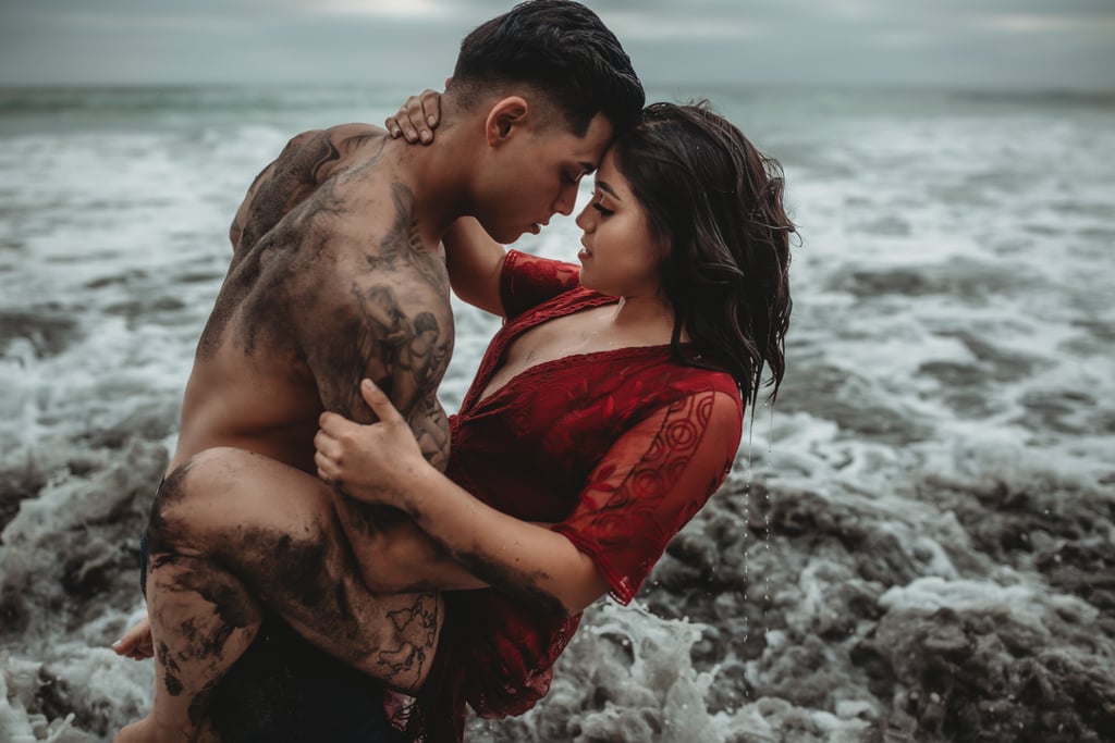 This Couple Met Right Before Taking These Sexy Beach Photos Popsugar Love And Sex Photo 41