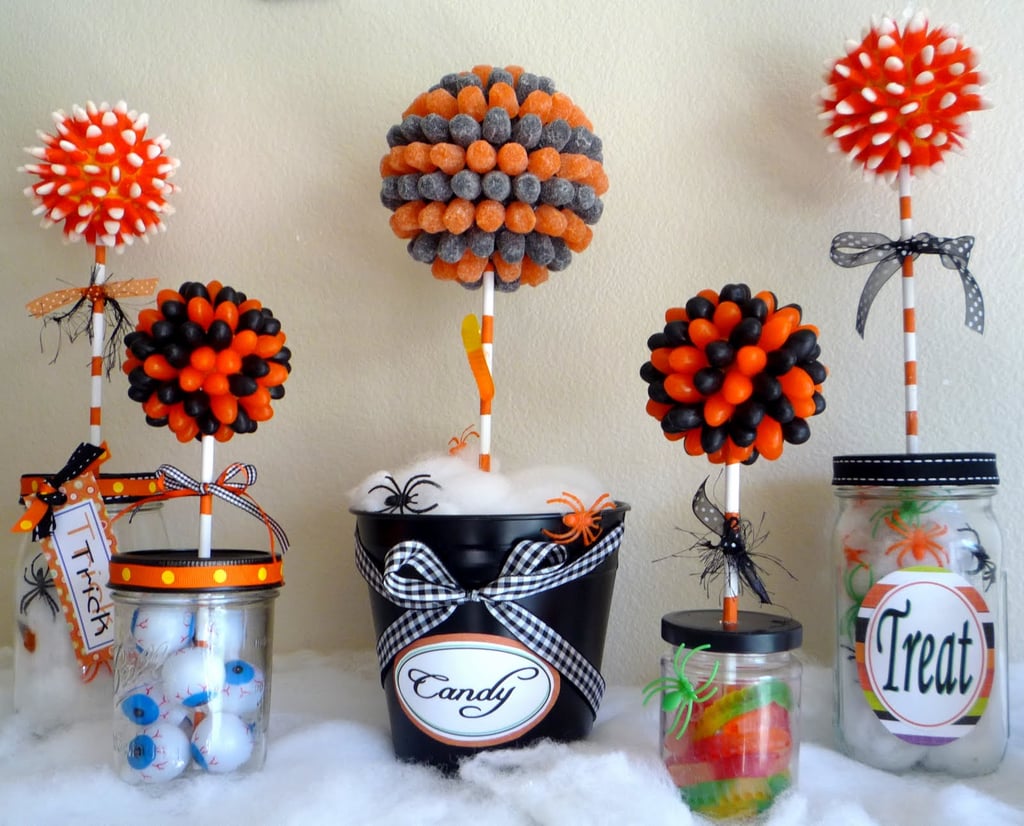 Halloween Candy Topiary