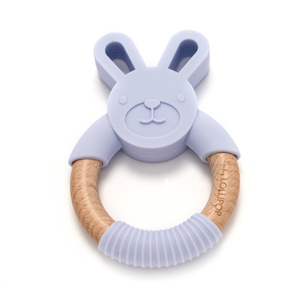 Loulou Lollipop Lilac Bunny Teether