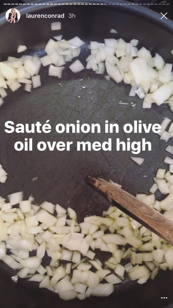 Lauren Conrad Chicken Pot Pie Recipe on Instagram