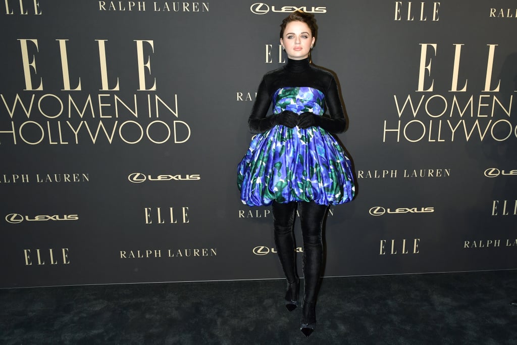 Joey King's Floral Dress at Elle's Women in Hollywood Event