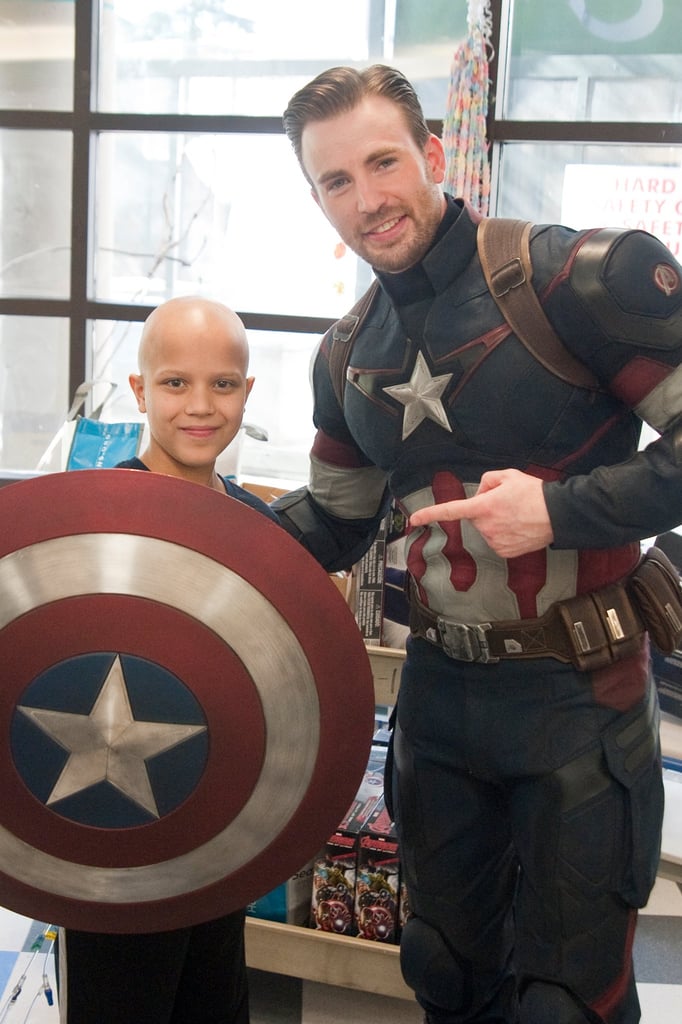 Chris Pratt and Chris Evans at Seattle Children's Hospital