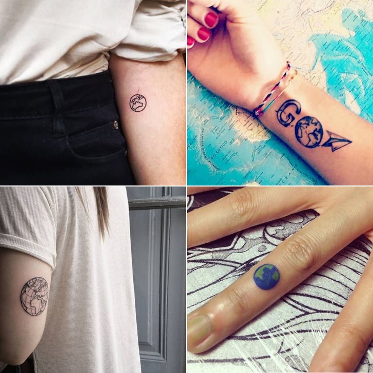 80 Globe Tattoo Designs For Men  Traveler Ink Ideas