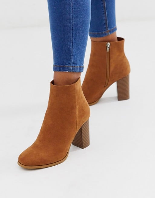 Asos Design Rye Heeled Ankle Boots