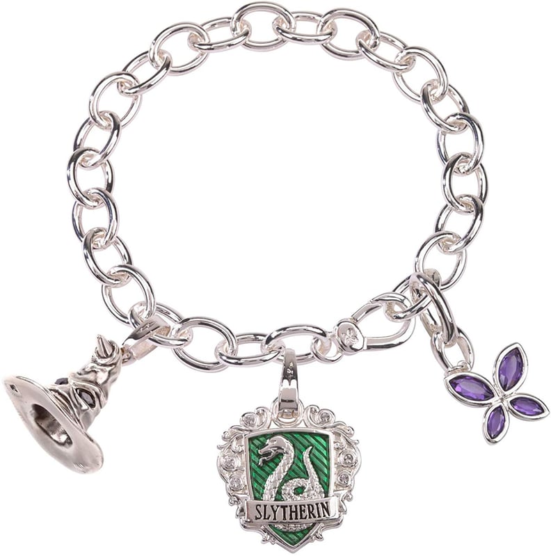 The Noble Collection Lumos Harry Potter Slytherin Charm Bracelet