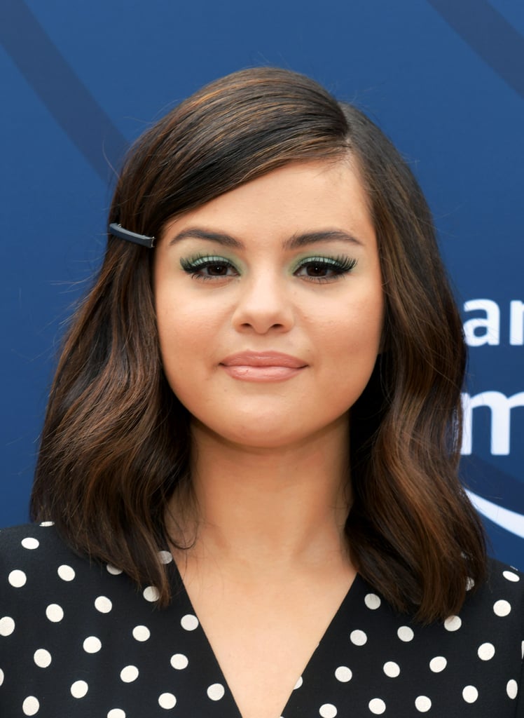 Selena Gomez's Glitter Green Eye Shadow