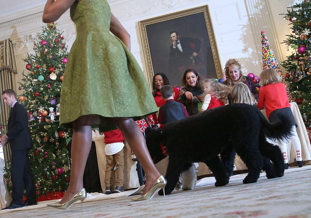 Michelle Obama Dress For the White House Holiday Decorations
