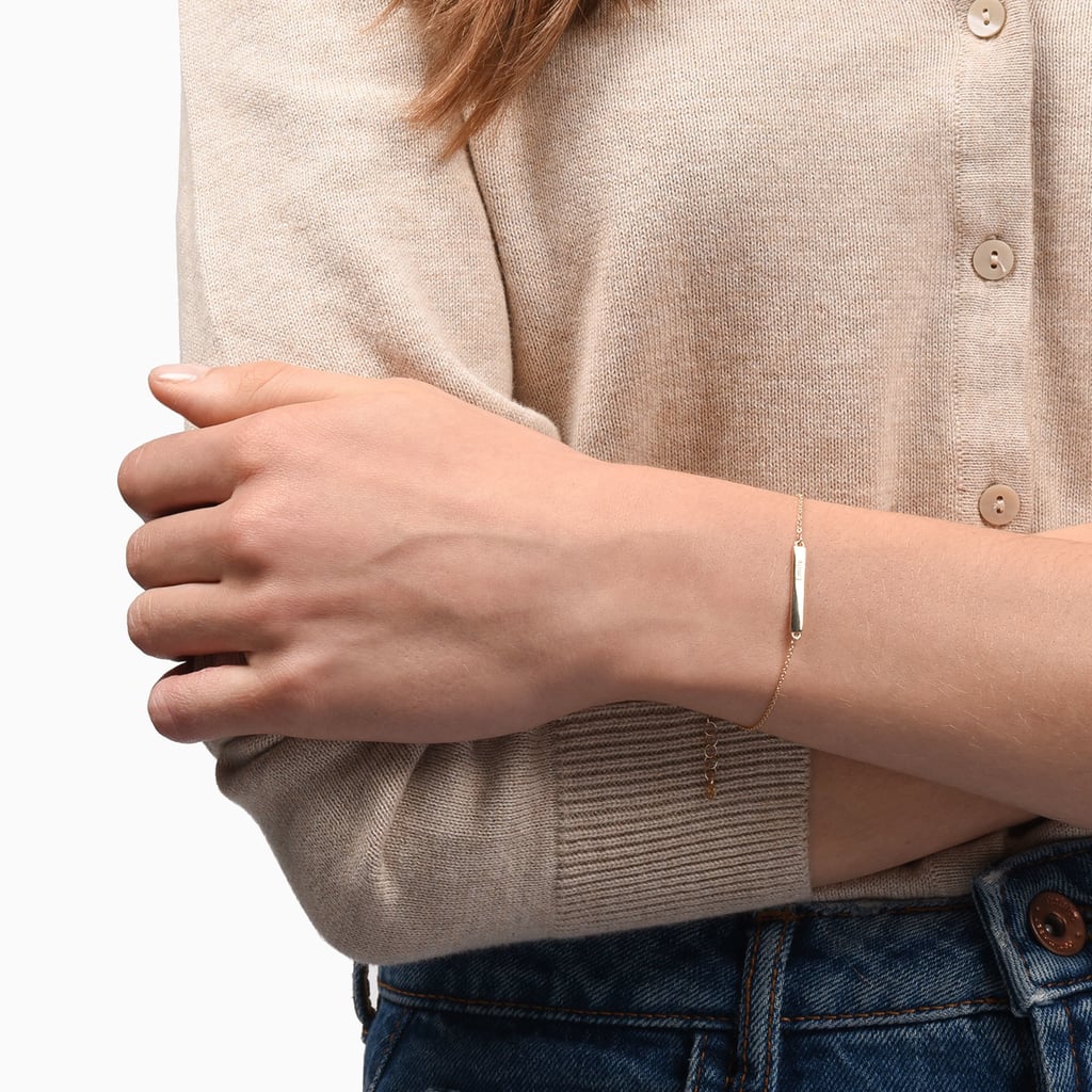 Mejuri Engravable Bar Bracelet