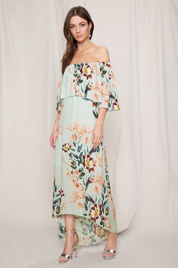 Forever 21 FOREVER 21+ Pretty by Rory Floral Midi Dress | Forever 21 ...
