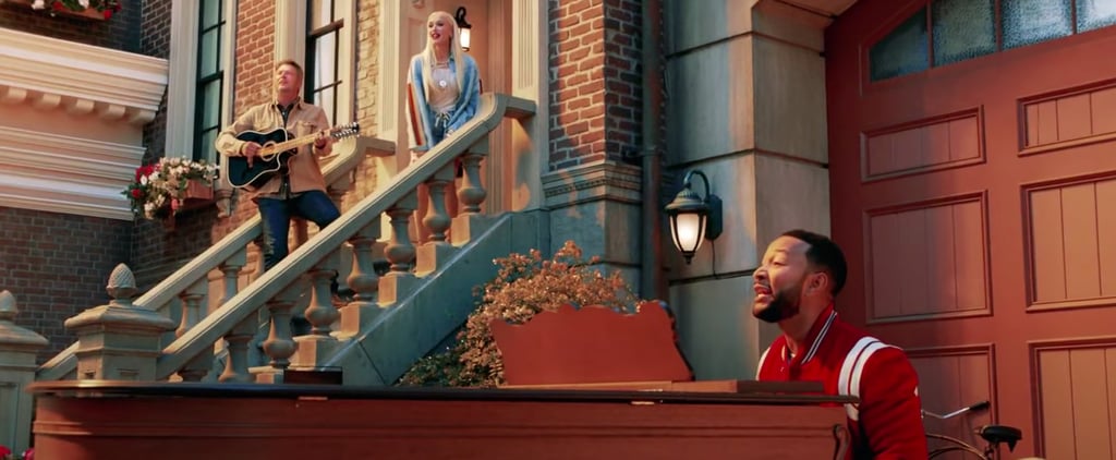 John Legend, Kelly Clarkson, Gwen Stefani, and Blake Shelton Reunite to Sing "One Love"