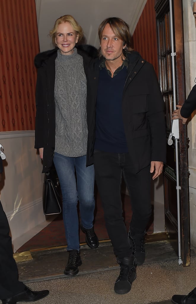 Nicole Kidman and Keith Urban Leaving Theater in London