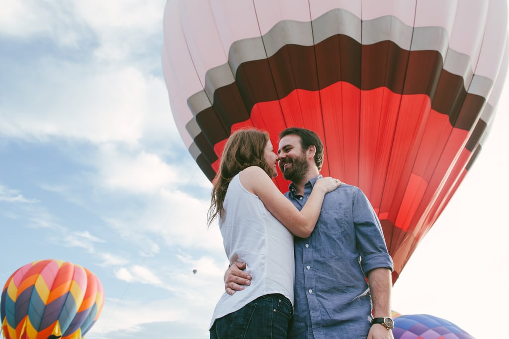 Hot Air Balloon Engagement Pictures