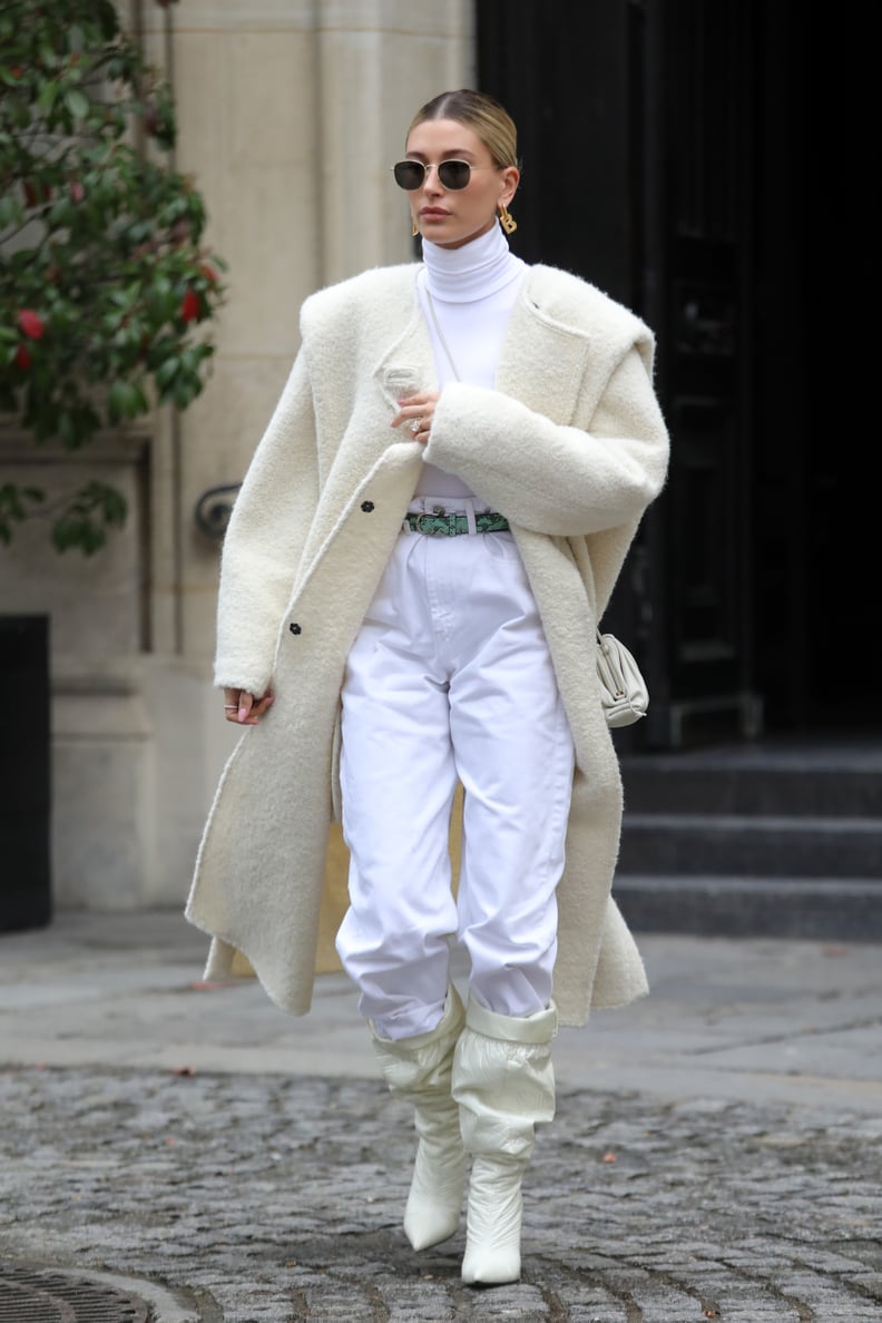 Hailey Bieber's Bright Looks For Paris Fashion Week