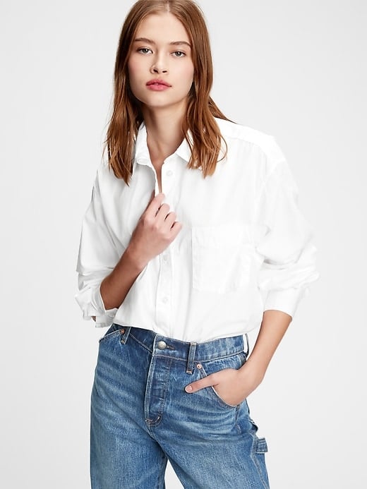 Gap Big Shirt | Best Button-Down Shirts and Blouses From Gap | POPSUGAR ...