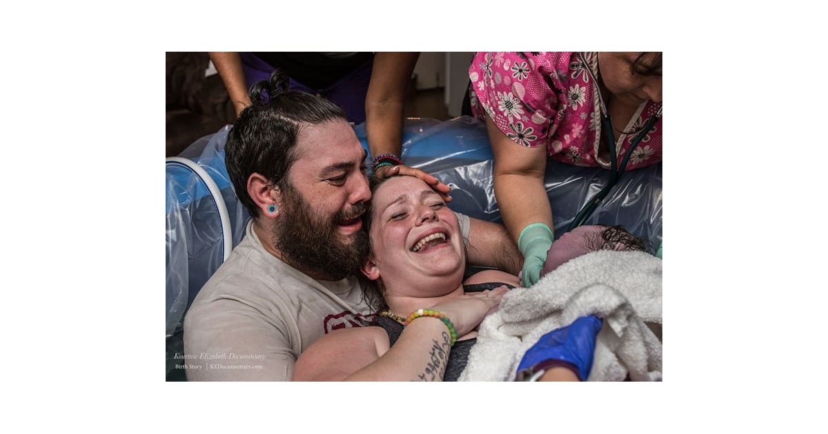 Home Water Birth Photos POPSUGAR Family Photo 9