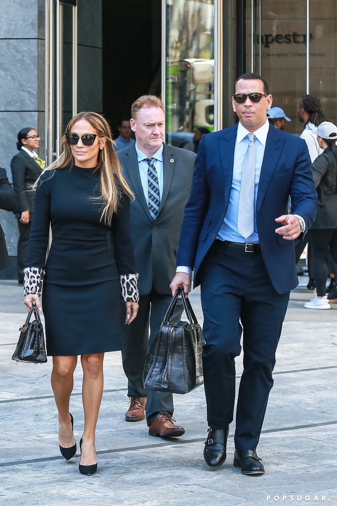 Jennifer Lopez and Alex Rodriguez's Matching Crocodile Bags