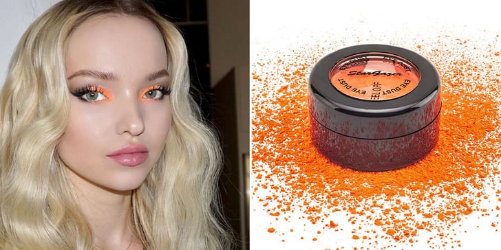 Dove Cameron Wears Neon Orange Eye Makeup | POPSUGAR Beauty UK
