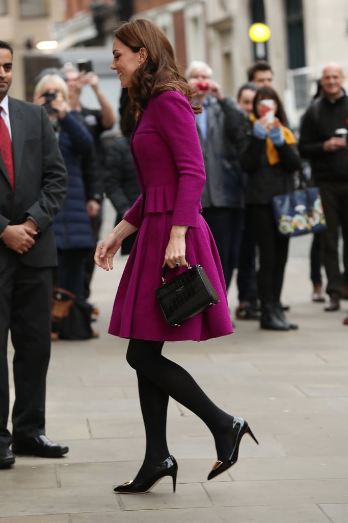 Kate Middleton Purple Oscar de la Renta Suit January 2019