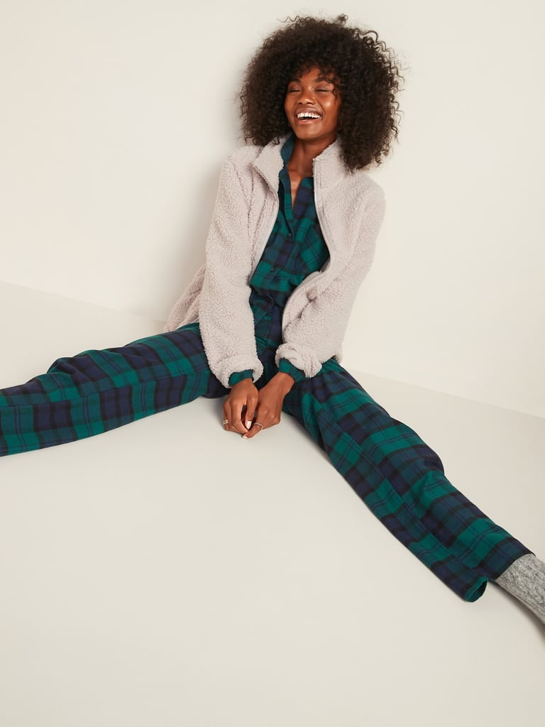 Old Navy Patterned Flannel Pajama Set For Women Old Navy Matching