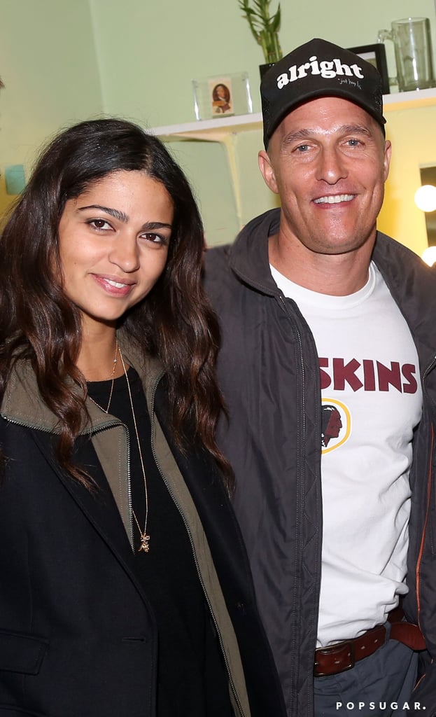 Matthew McConaughey and Camila Alves Visit Broadway 2015