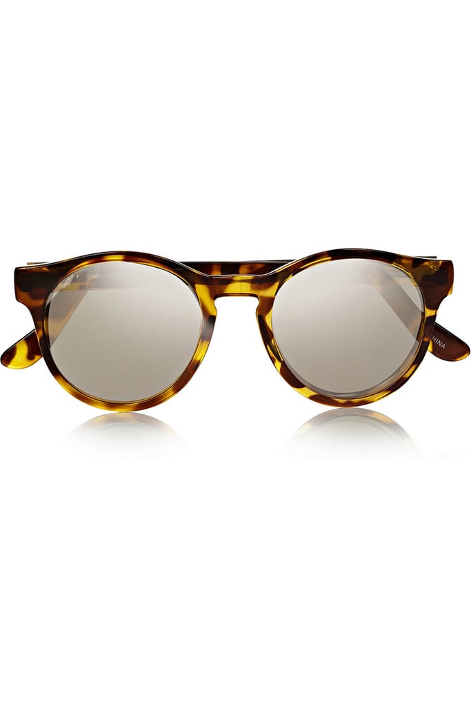 Le Specs Hey Macarena Round-frame Acetate Sunglasses