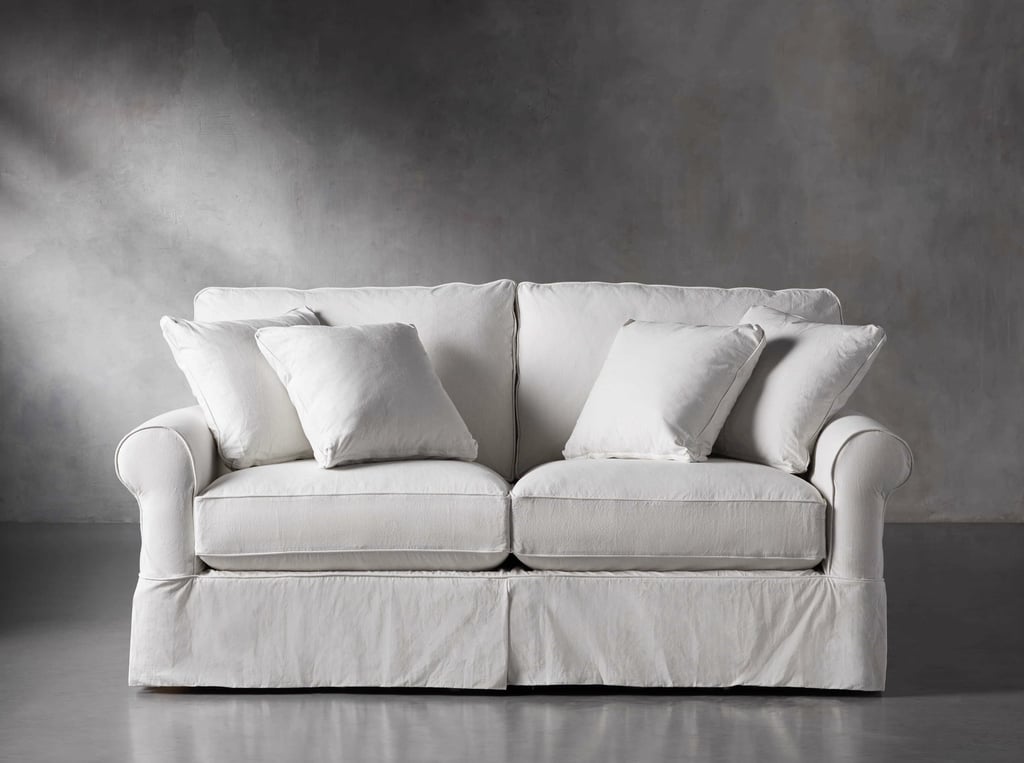 Best Splurge Sofa: Arhaus Baldwin Slipcovered Sofa