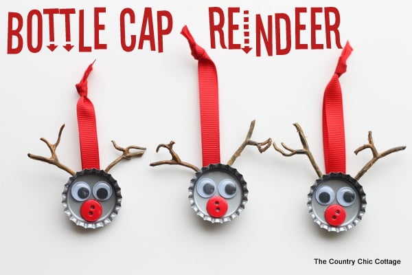 Bottle-Cap Reindeer Ornaments | DIY Christmas Ornaments ... - 600 x 400 jpeg 35kB