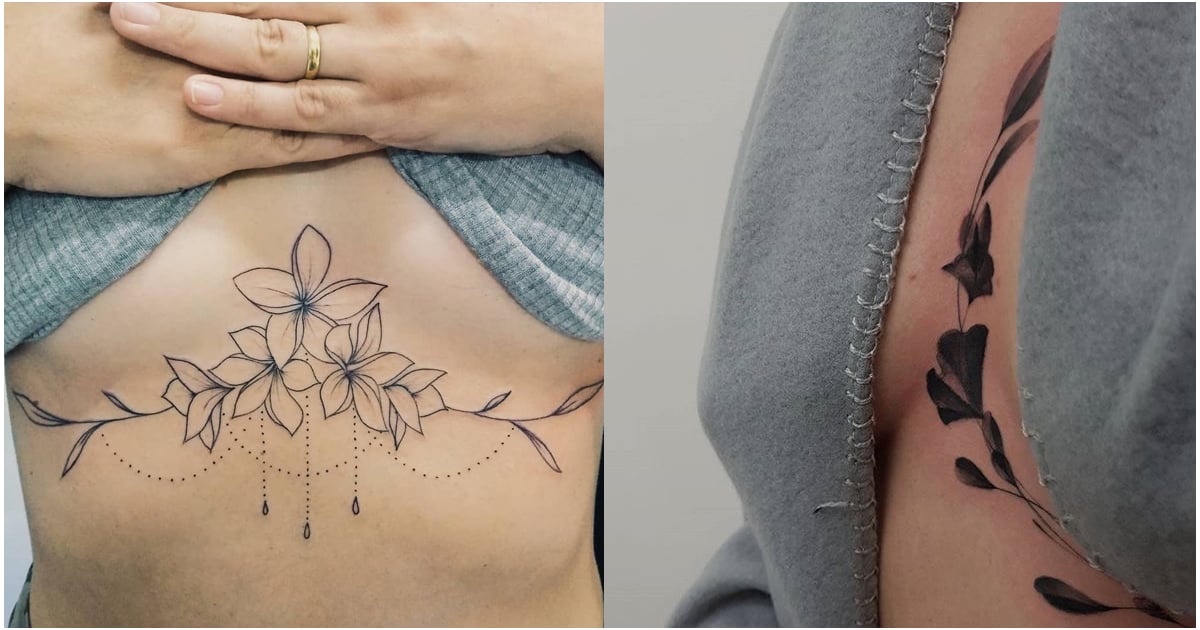 Best Minimalist Underboob Tattoo Designs