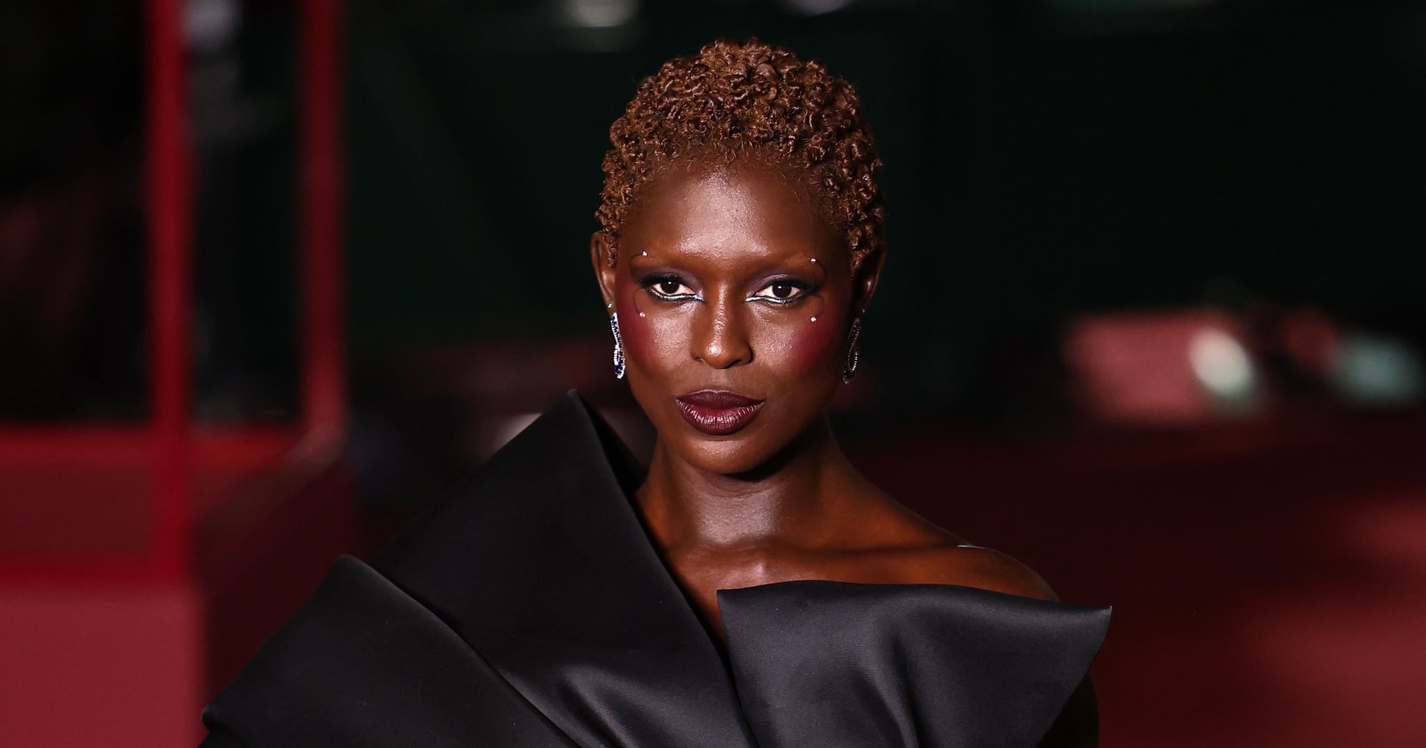 Jodie Turner-Smith Shuts Down the Red Carpet in Nothing but a Giant Bow and Thong