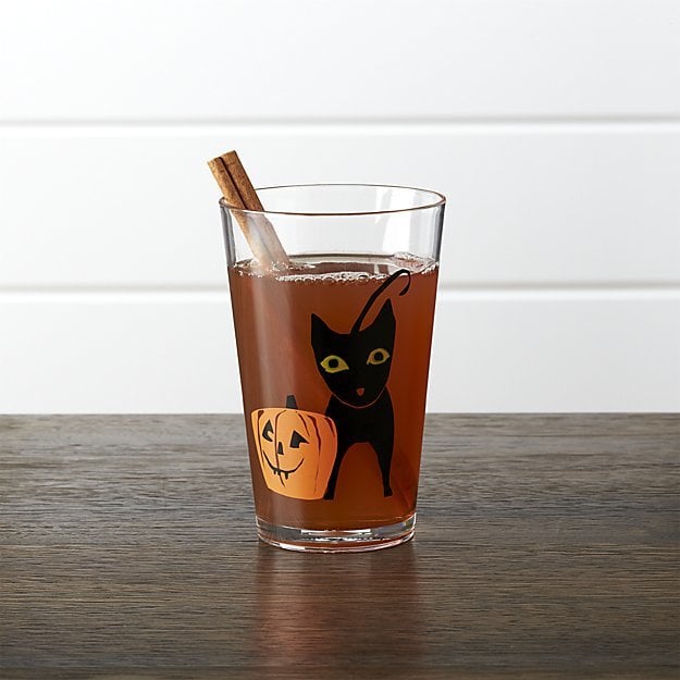 Halloween Black Cat Clear Acrylic Tumbler ($4)