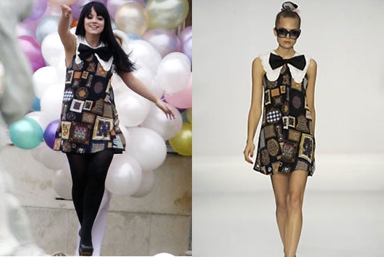 Celebrity Style Lily Allens's PPQ Bow Dress and Yves Saint Laurent