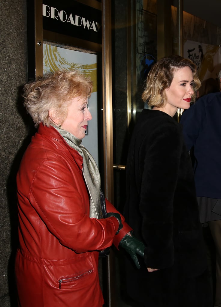 Sarah Paulson and Holland Taylor Broadway Date December 2015