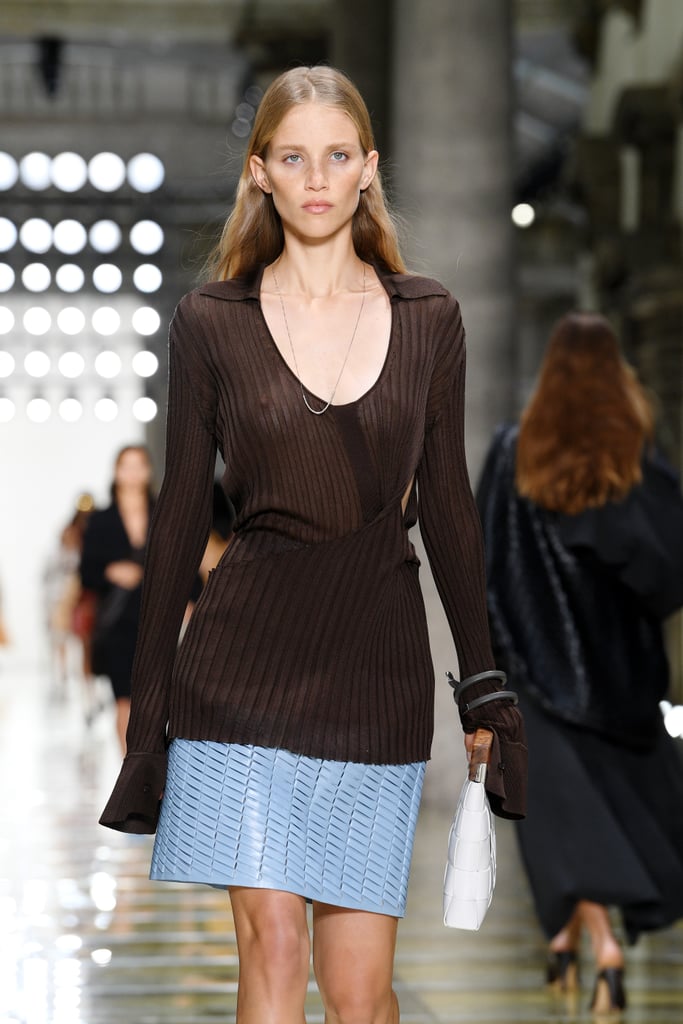 A Bottega Veneta Bag on the Runway During Milan Fashion Week