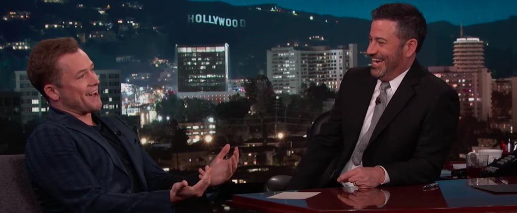 Taron Egerton Talking About Rocketman to Jimmy Kimmel Video