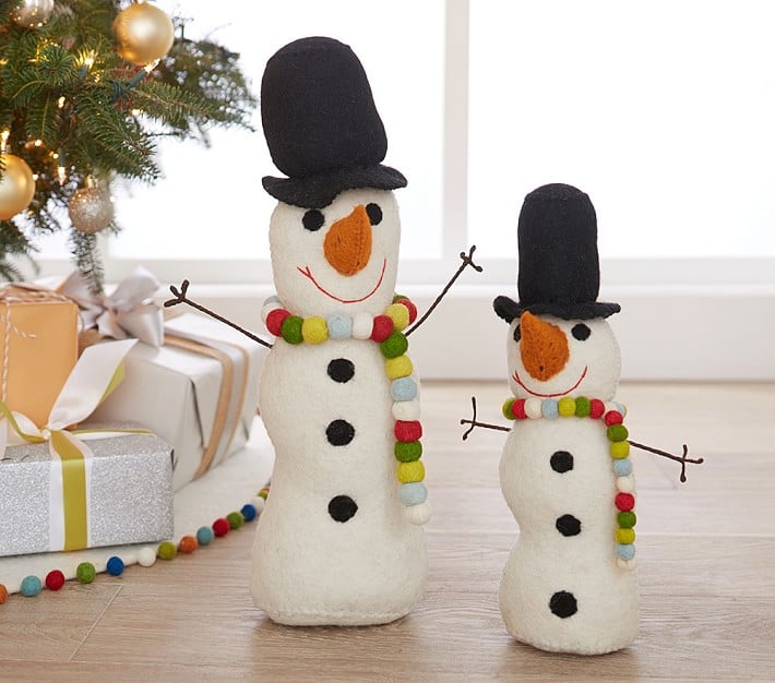 Merry and Bright Snowman Hearth Plush