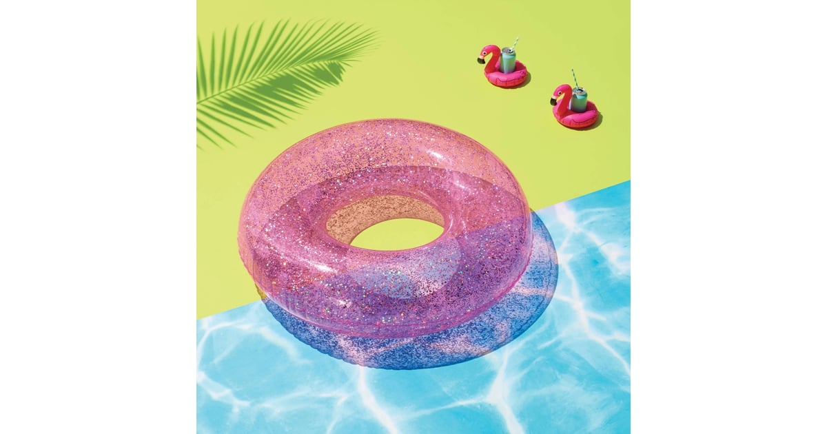 glitter pool float