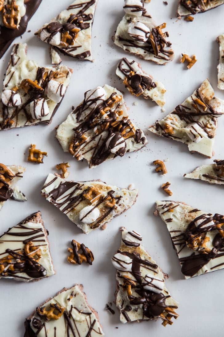 Marshmallow Fudge Bark Chocolate Bark Recipes POPSUGAR Food Photo 14