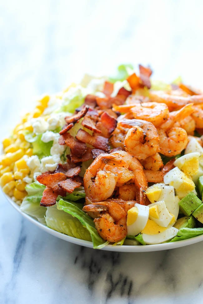 Shrimp Cobb Salad  Kid-Friendly Shrimp Recipes  POPSUGAR 